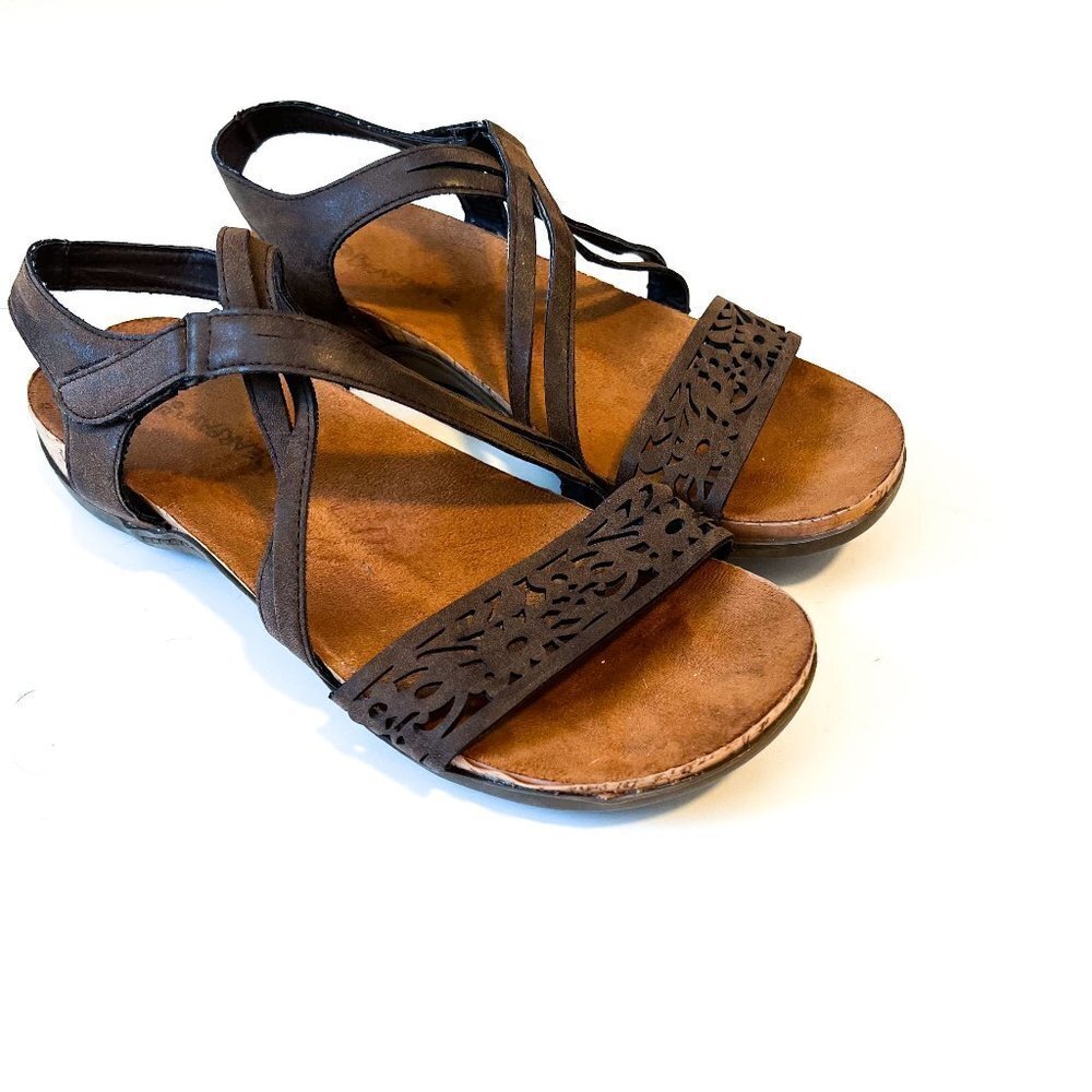 BEARPAW Women's Glenda Sandals Brown Size 10 - Picture 4 of 10